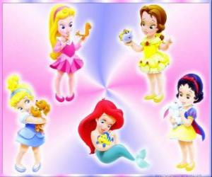 Puzzle Μικρές Πριγκίπισσες της Disney